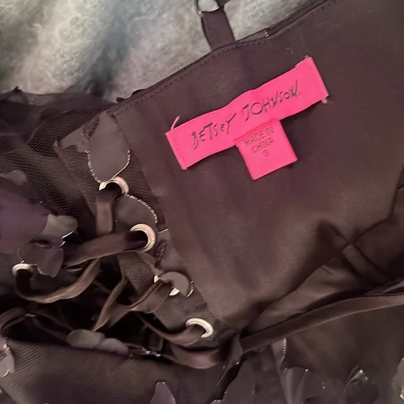 Betsey Johnson Black Butterfly Maxi Dress - Picture 5 of 5